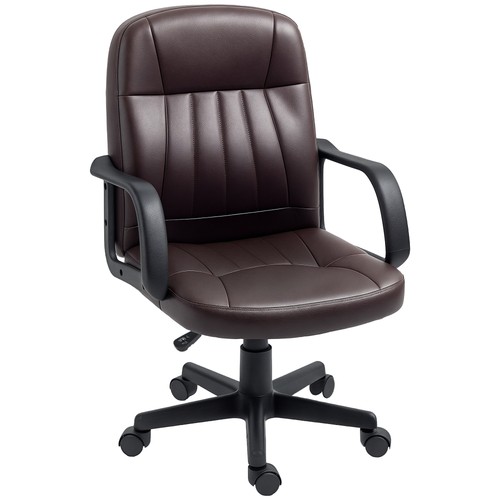 Homcom leder bürostuhl - homcom,