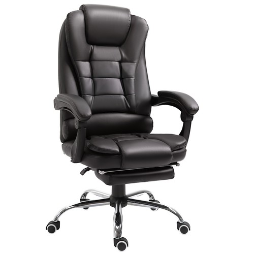 Homcom leder chefsessel - homcom,